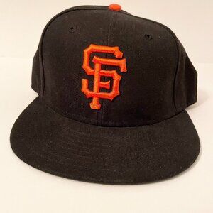 New Era 59Fifty San Francisco Giants On The Field Cap Hat Fitted Size 7 1/8